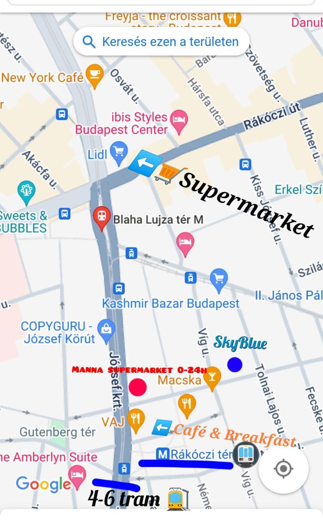 Skyblue Apartment Budapest Ngoại thất bức ảnh